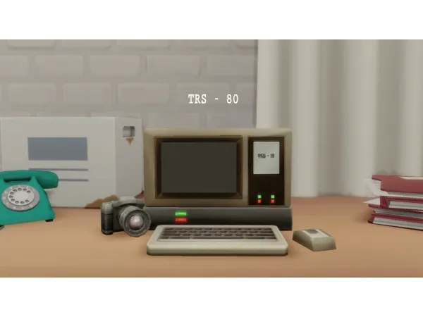 Maxis Match TRS 80 - The Sims 4 Custom Content