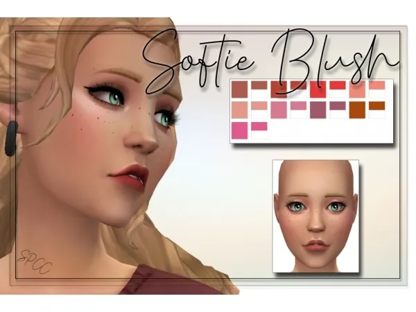 Alpha Softie Blush by sunflowerpetals - The Sims 4 Custom Content
