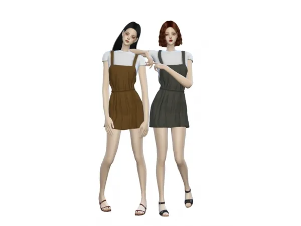 Mix ALGU DRESS 65 - The Sims 4 Custom Content