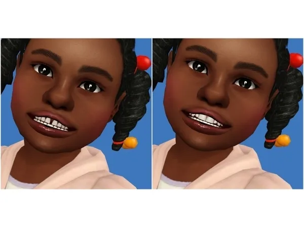 JUST SMILE TEETH PACK FOR CHILDREN - The Sims 3 Custom Content