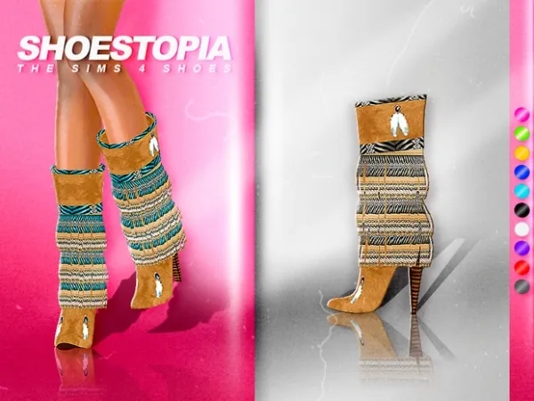 Alpha PACIFY BOOTS - The Sims 4 Custom Content