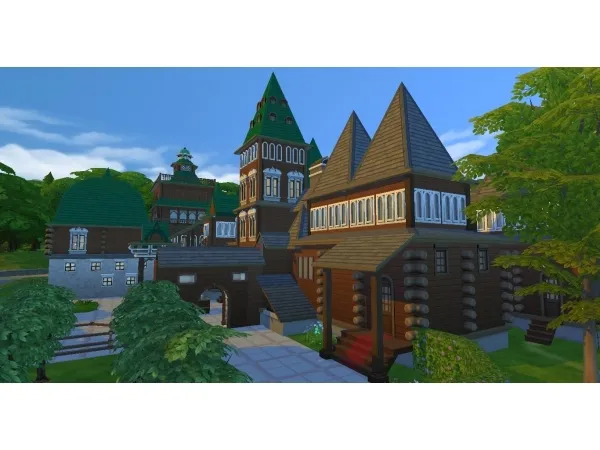 Maxis Match Russian Heritage Kolomenskoye Palace by Victor_tor - The Sims 4 Custom Content