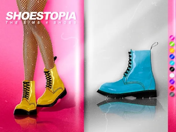 Maxis Match HAPPIER BOOTS - The Sims 4 Custom Content
