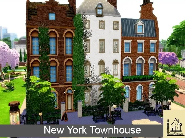 Alpha New York Townhouse - The Sims 4 Custom Content