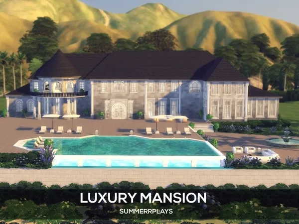 Alpha Luxury Mansion - The Sims 4 Custom Content