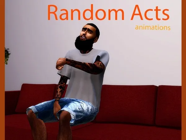 Alpha Random Acts Animations - The Sims 4 Custom Content