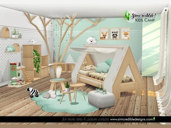 Alpha Kids Camping - The Sims 4 Custom Content