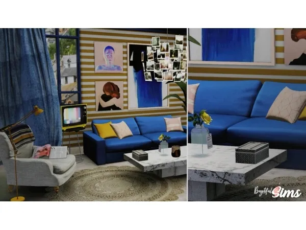 Slox Krema Living For - The Sims 3 Custom Content