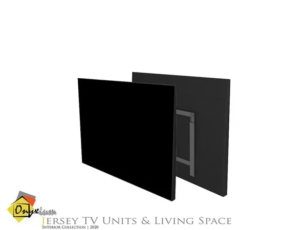 Jersey Wall Television - The Sims 4 Custom Content