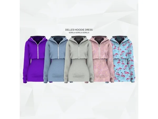 Delles Hoodie Dress