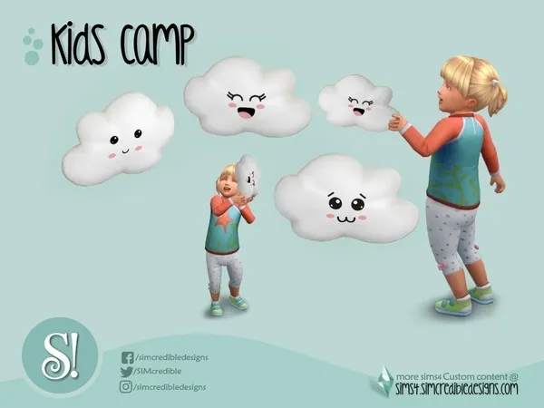 Kids Camping cloud toy - The Sims 4 Custom Content