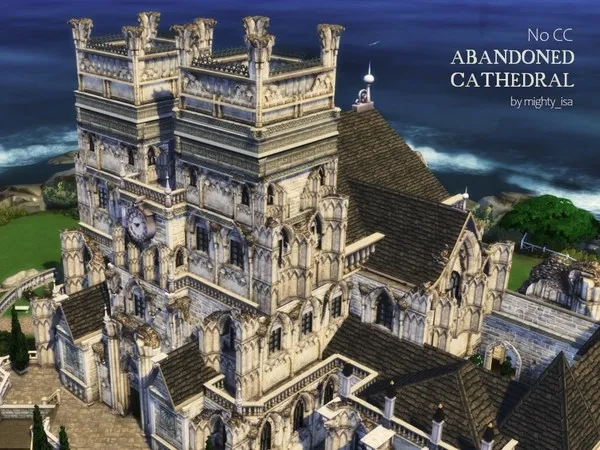 Alpha Abandoned Cathedral - The Sims 4 Custom Content