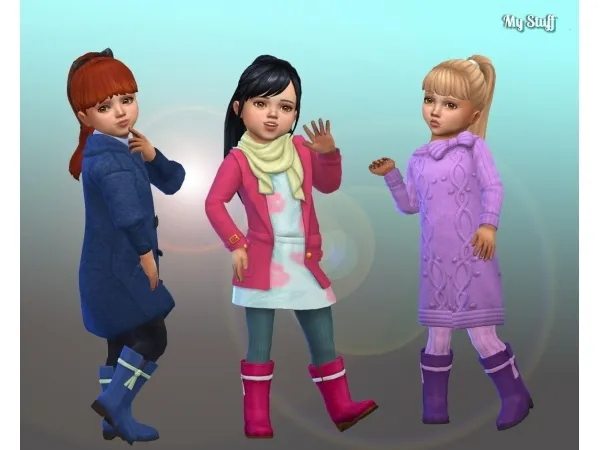 Maxis Match Boots Calf Conversion - The Sims 4 Custom Content