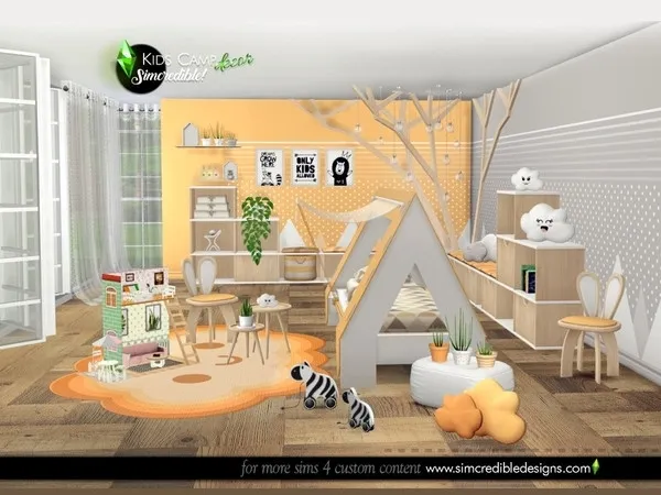 Maxis Match Kids Camping decor - The Sims 4 Custom Content