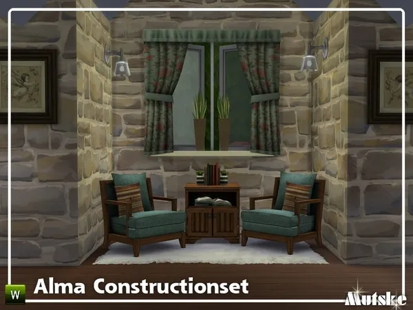 Alpha Alma Constructionset Part 2 by thesimsresource - The Sims 4 Custom Content