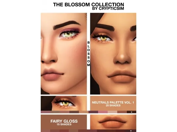 Maxis Match THE BLOSSOM COLLECTION by crypticsim - The Sims 4 Custom Content