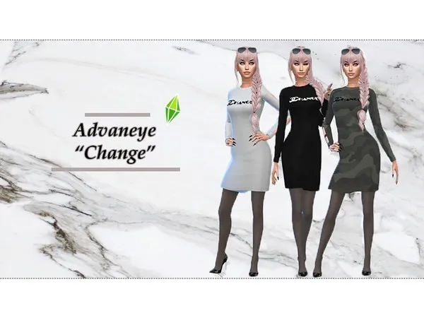 Alpha Designer Change Dress Advaneye Discover University - The Sims 4 Custom Content