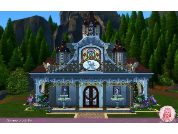 Maxis Match Glimmerbrook Bar No sims by mikkimur - The Sims 4 Custom Content