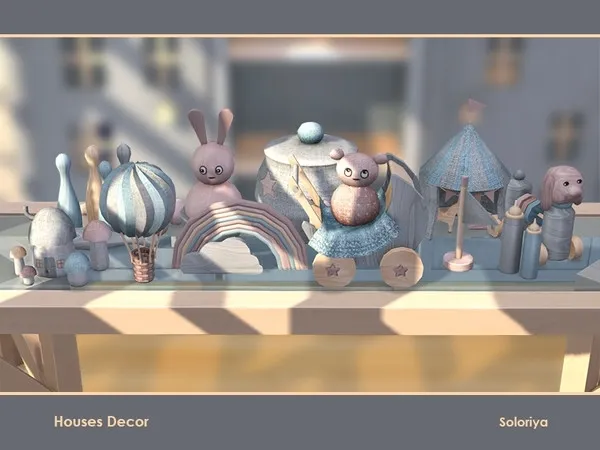 Alpha Houses Decor - The Sims 4 Custom Content