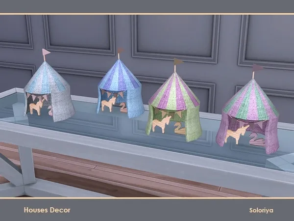 Houses Decor Circus Tent - The Sims 4 Custom Content