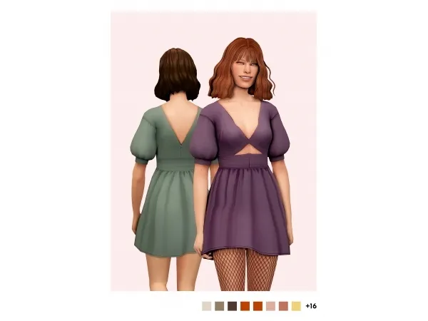 Maxis Match sulsulhuns dana dress by simsfinds - The Sims 4 Custom Content
