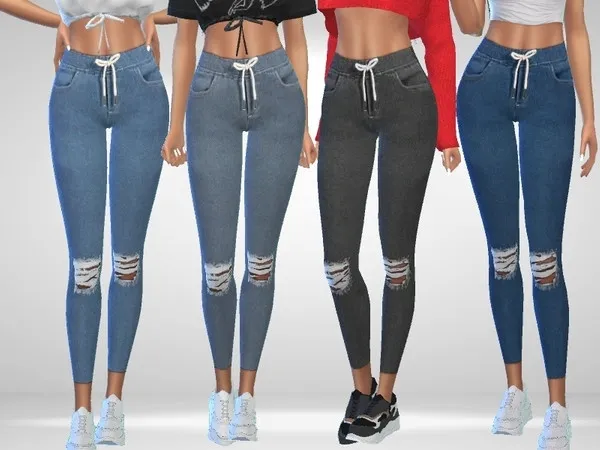 Maxis Match Billie Jeggings - The Sims 4 Custom Content