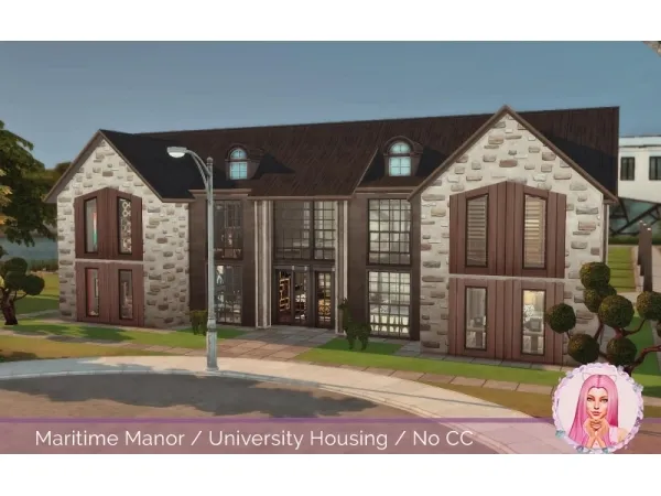 Maxis Match Maritime Manor No sims by simsfinds - The Sims 4 Custom Content
