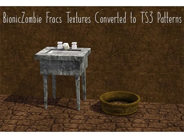 BionicZombie Fracs Patterns - The Sims 3 Custom Content