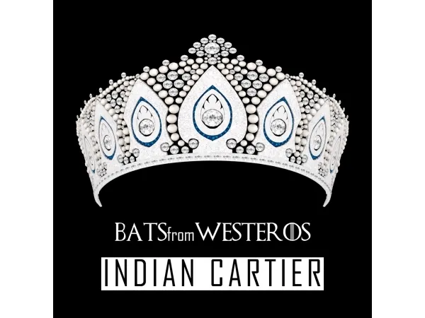 Indian Cartier Tiara - BatsFromWesteros
