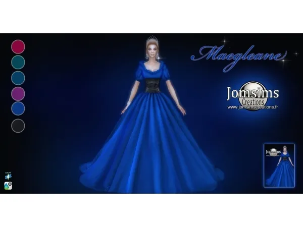 Alpha Maegleane Robe - The Sims 4 Custom Content