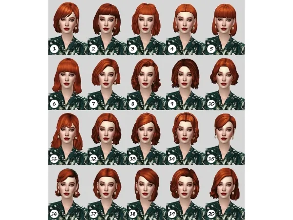 Alpha Natural hair recolor dump ft Linda West (NBHT) - The Sims 4 Custom Content