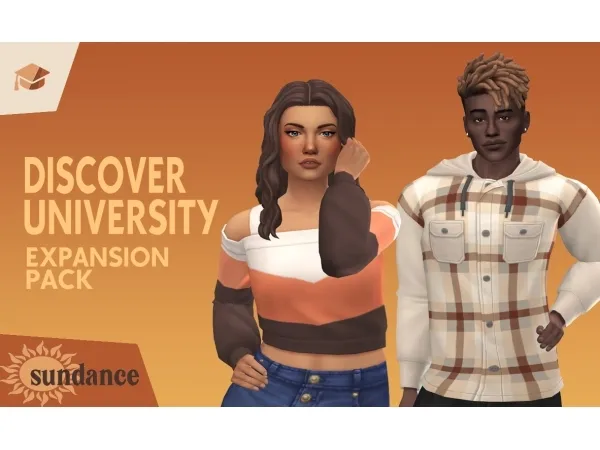 Maxis Match discover university expansion pack hairs in butternutsims sundance palette - The Sims 4 Custom Content