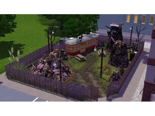 WasteSnacks back yard by Victor_tor - The Sims 3 Custom Content