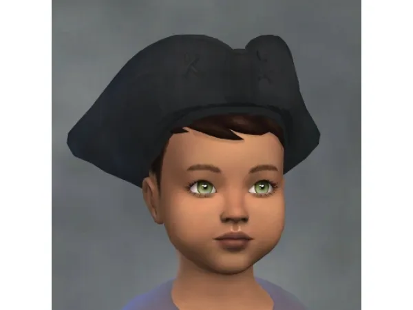 Maxis Match TSM Aarbyville Pirate Hat for toddlers - The Sims 4 Custom Content