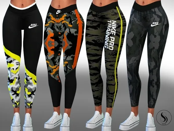 Maxis Match Colorful Athletic Yoga And Fitness Leggings - The Sims 4 Custom Content