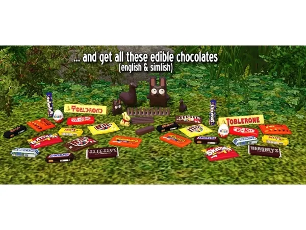 Around Easter chocolates candies - The Sims 3 Custom Content