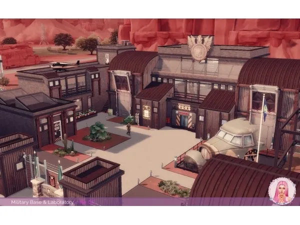 Alpha Military Base Laboratory sims by mikkimur - The Sims 4 Custom Content