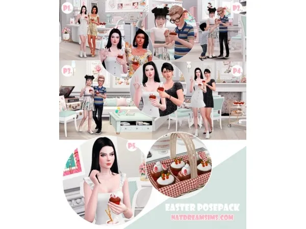 Happy Easter Posepack + Cupcakes Decor & ACC