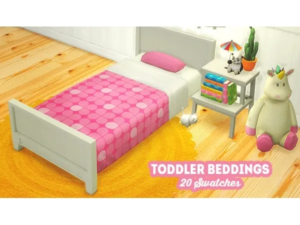 Alpha toddler beddings - The Sims 4 Custom Content