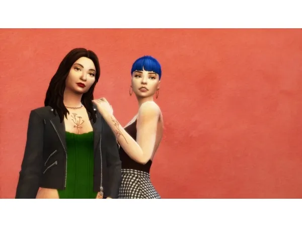 Mix Plantlover tattos by Wabadebadooblr - The Sims 4 Custom Content