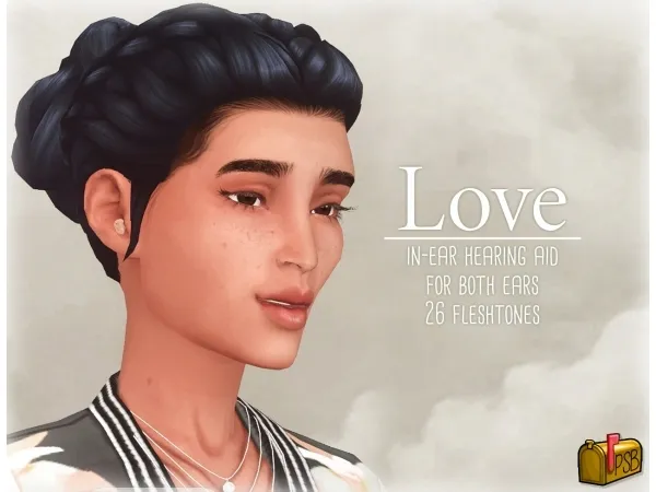 Maxis Match Love a pair of In Ear Hearing Aids by pandorasimbox - The Sims 4 Custom Content
