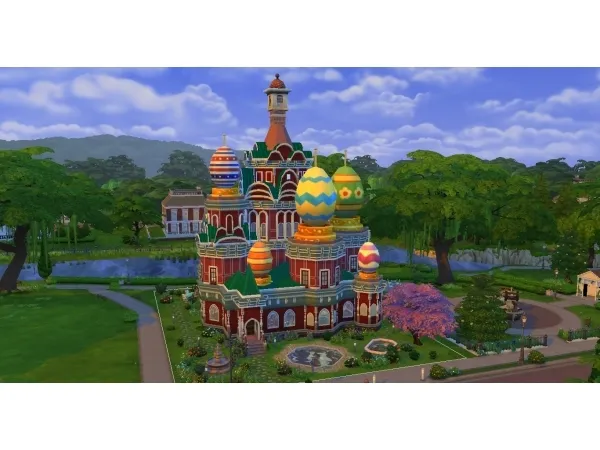 Maxis Match Russian Heritage St Basil Inspired Home by Victor_tor - The Sims 4 Custom Content