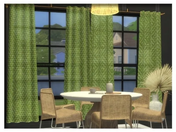 Alpha Loft Curtains by oldbox1310 - The Sims 4 Custom Content