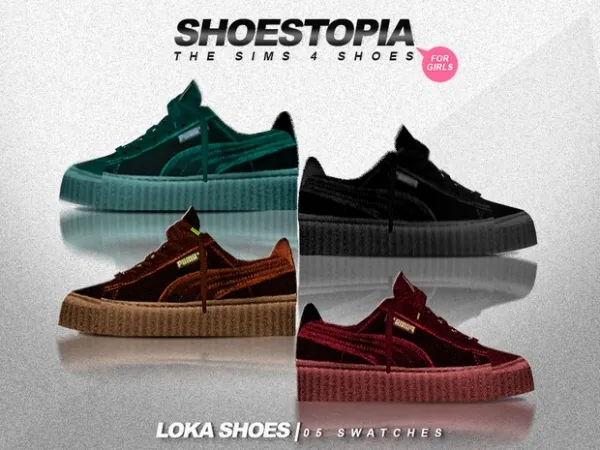 Maxis Match Loka Shoes - The Sims 4 Custom Content