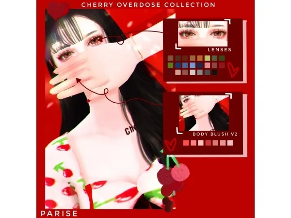 CHERRY OVERDOSE COLLECTION by ts4-parise