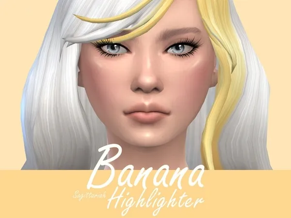Maxis Match Banana Highlighter - The Sims 4 Custom Content