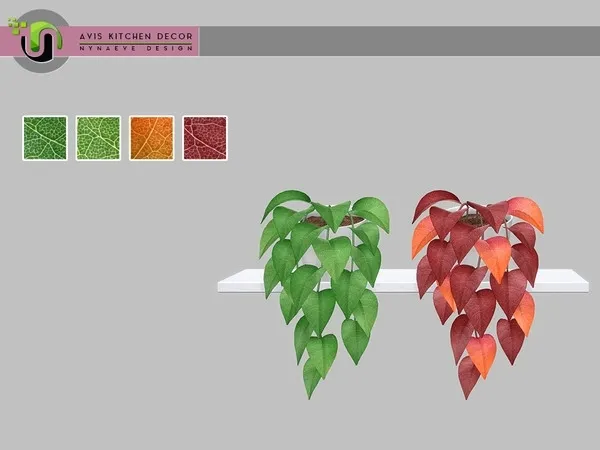 Avis Hanging Plant - The Sims 4 Custom Content