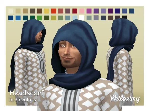 Maxis Match Philosimy Spellcaster Hat Great Headscarf - The Sims 4 Custom Content