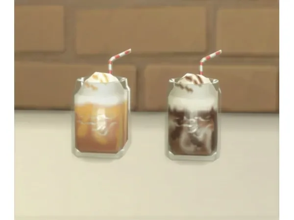 Alpha 2 Iced Drinks by littlbowbub - The Sims 4 Custom Content