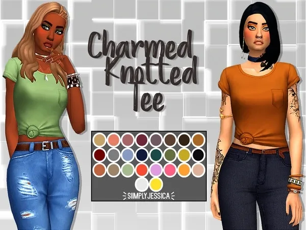 Maxis Match Charmed T Shirt - The Sims 4 Custom Content